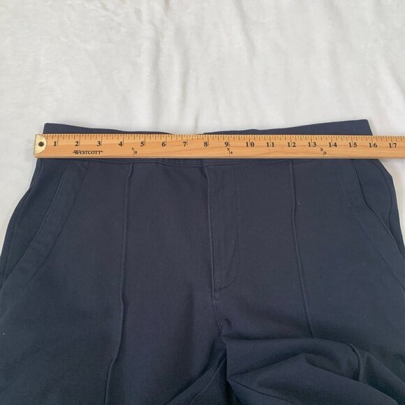 Lands' End starfish straight‎ leg pin tuck casual career crop length pants - Picture 10 of 12